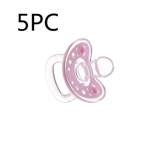 Soft Liquid Silicone Pacifier for Babies - BPA-Free, Two-Color Design, Newborn Comfort Soother