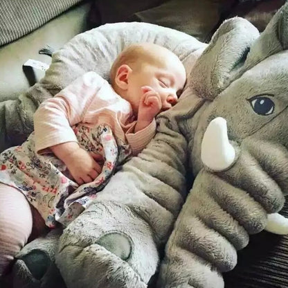 Elephant Plush Pillow – Baby Sleep Comfort Toy