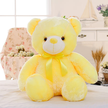 Colorful LED Teddy Bear Plush – Light-Up Plush Toy for Kids