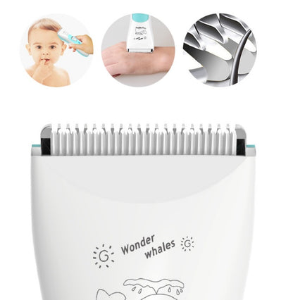 Baby Electric Hair Clipper – USB Rechargeable Waterproof Hair Trimmer for Infants