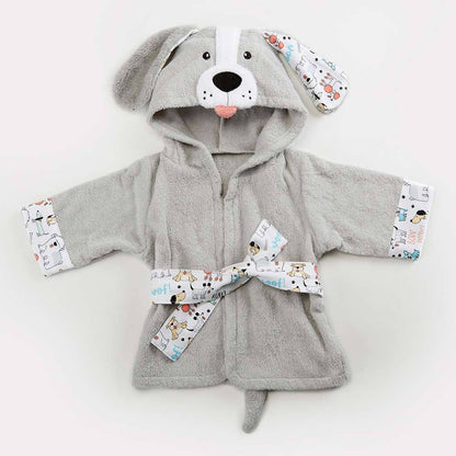 Cartoon Cute Animal Hooded Baby Bathrobe - Soft Cotton Towels for Babies