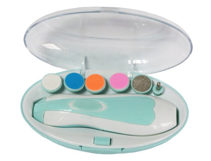 Multifunctional Baby Nail Polisher Manicure Kit – Safe, Quiet, and Convenient for Baby’s Nail Care