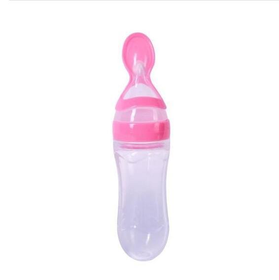 Silicone Nursing Bottle and Spoon – Smooth Feeding Transition for Your Baby