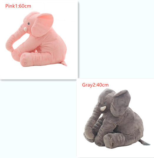 Elephant Plush Pillow – Baby Sleep Comfort Toy