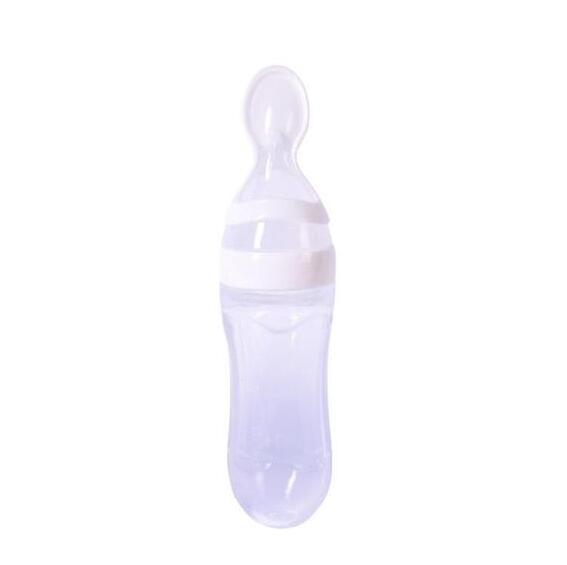 Silicone Nursing Bottle and Spoon – Smooth Feeding Transition for Your Baby