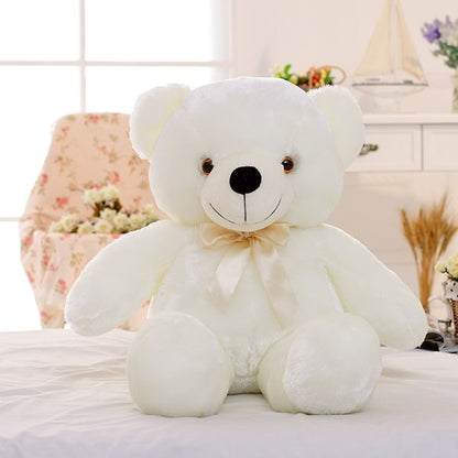 Colorful LED Teddy Bear Plush – Light-Up Plush Toy for Kids