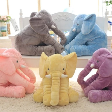 Elephant Plush Pillow – Baby Sleep Comfort Toy