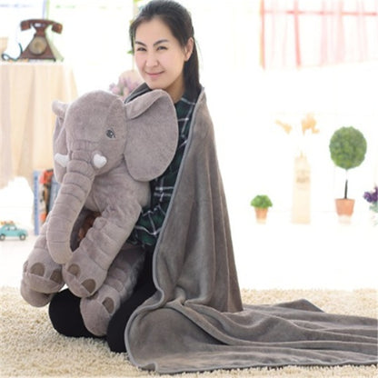 Elephant Plush Pillow – Baby Sleep Comfort Toy