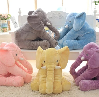 Elephant Plush Pillow – Baby Sleep Comfort Toy