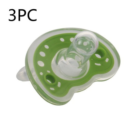 Soft Liquid Silicone Pacifier for Babies - BPA-Free, Two-Color Design, Newborn Comfort Soother