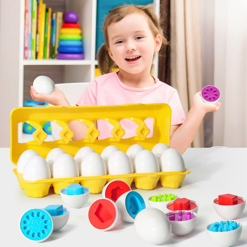 Montessori Egg Shape Matching Toy – Fun Learning for Kids