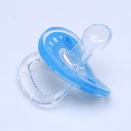 Soft Liquid Silicone Pacifier for Babies - BPA-Free, Two-Color Design, Newborn Comfort Soother