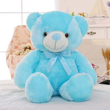 Colorful LED Teddy Bear Plush – Light-Up Plush Toy for Kids