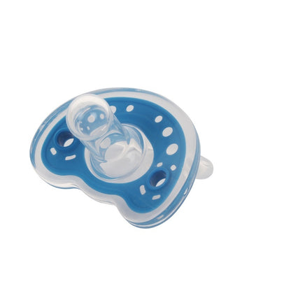 Soft Liquid Silicone Pacifier for Babies - BPA-Free, Two-Color Design, Newborn Comfort Soother