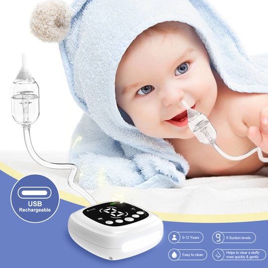 Baby Electric Nasal Aspirator - Safe & Effective Nose Cleaner for Infants