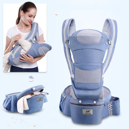 Ergonomic Baby Carrier – 3-in-1 Infant Hipseat Carrier, Front Facing Kangaroo Baby Wrap Sling