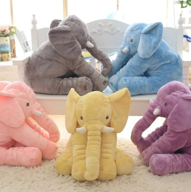 Elephant Plush Pillow – Baby Sleep Comfort Toy