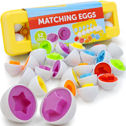 Montessori Egg Shape Matching Toy – Fun Learning for Kids