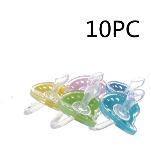 Soft Liquid Silicone Pacifier for Babies - BPA-Free, Two-Color Design, Newborn Comfort Soother