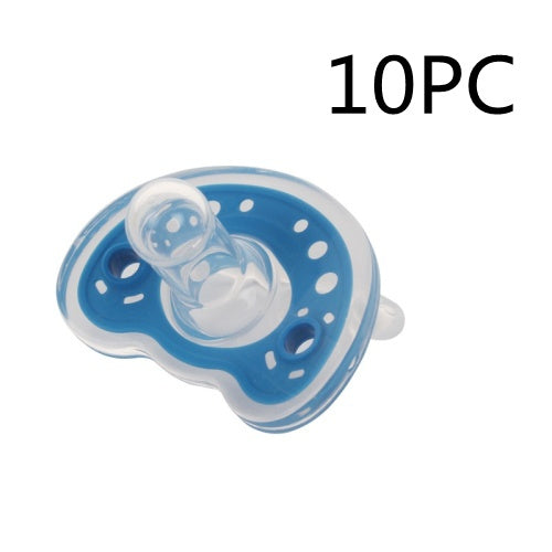 Soft Liquid Silicone Pacifier for Babies - BPA-Free, Two-Color Design, Newborn Comfort Soother