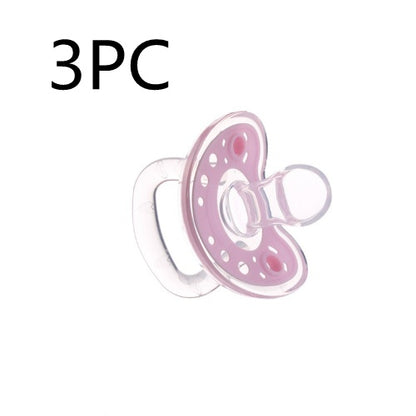 Soft Liquid Silicone Pacifier for Babies - BPA-Free, Two-Color Design, Newborn Comfort Soother