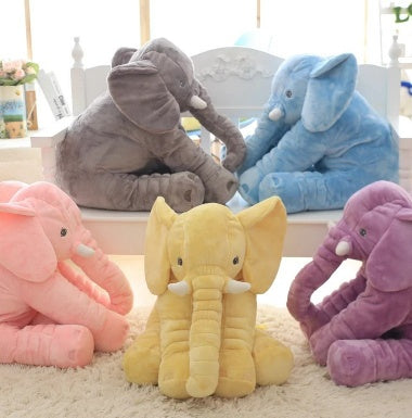 Elephant Plush Pillow – Baby Sleep Comfort Toy